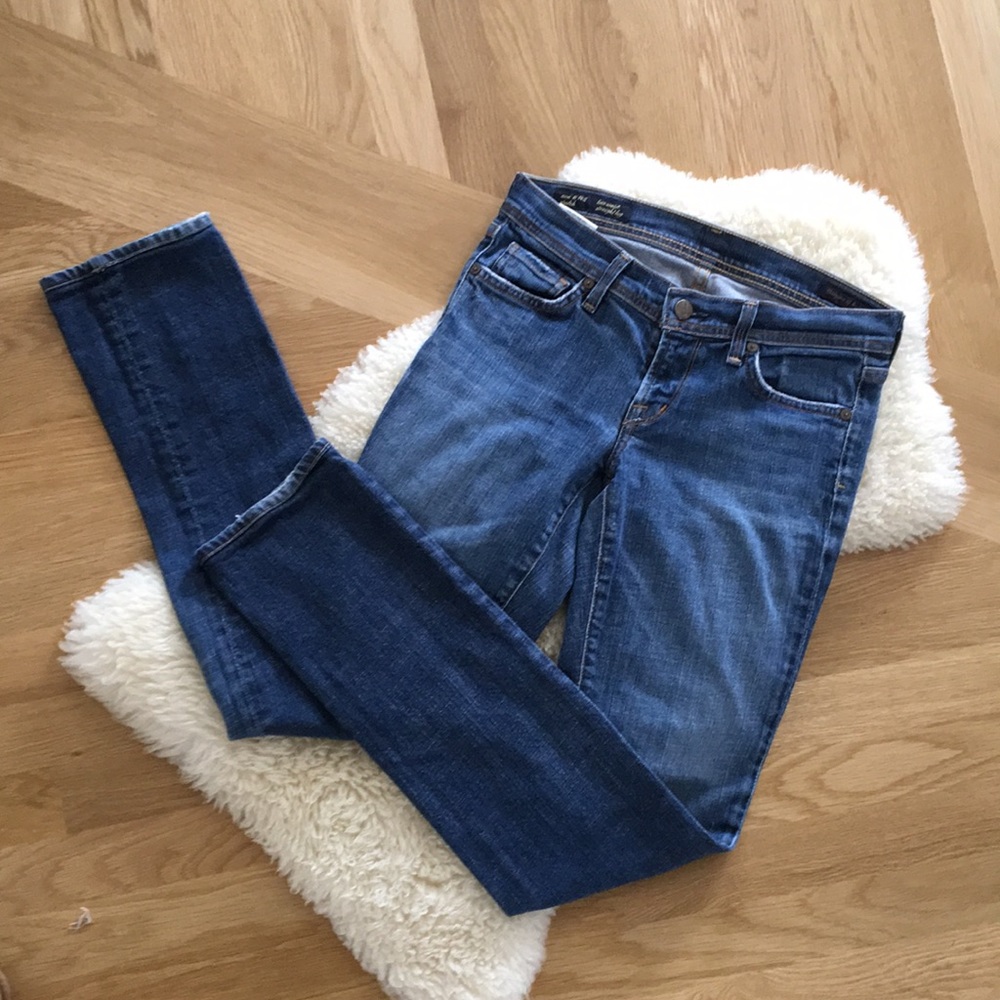 Citizens of Humanity Ava Low Waist Straight Jeans